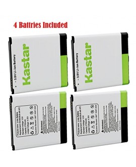 Kastar Galaxy S4 Battery (4-Pack with NFC) for amsung Galaxy S4, S IV, I9505, M919 (T-Mobile), I545 (Verizon), I337 (AT&T), L720 (Sprint), EB-B600BUB, EB-B600BUBESTA --Supper Fast and from USA