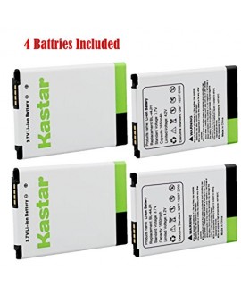 Kastar BL-44JH Battery (4-Pack) for LG Optimus L7, P700, P750, LG Mach LS860, LG Motion 4G MS770, Splendor/Venice Fit BL-44JH, BL44JH, EAC61839001, EAC61839006