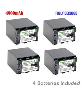 [Fully Decoded] Kastar BN-VG138 Battery (4-Pack) for JVC BN-VG138/VG138U/VG138US, BN-VG121/VG121U/VG121US, BN-VG114/VG114U/VG114US, BN-VG107 and JVC Everio GZ-E10,GZ-E100,GZ-E200,GZ-E300,GZ-E505,GZ-E565,GZ-EX210,GZ-EX215,GZ-EX245,GZ-EX250,GZ-EX265,GZ-EX27