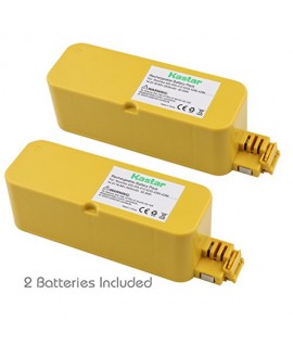 Kastar ROOMBA400 Battery 2 Pack, Ni-MH 14.4V 3500mAh, Replacement for iRobot Roomba 400 series Roomba 400 405 410 415 416 418 4000 4100 4105 4110 4130 4150 4170 4188 4210 4220 4225 4230 4232 4260 4296