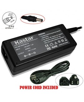 Kastar New Laptop AC Adapter 19V 3.42A Tip size 5.5*2.5mm for Toshiba Satellite L645D-S4058RD L655D-S5066R, Satellite L755-S5245, PSK1WU-04M004, Satellite L755-S5246, PSK1WU-06T004, Satellite L755-S5247, PSK1WU-06K004, Satellite L755-S5248, PSK1WU-069004,