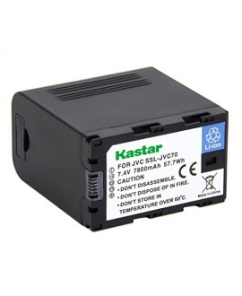 Kastar Battery (1-Pack) for JVC SSL-JVC70 and JVC GY-HMQ10, GY-LS300, GY-HM200, GY-HM600, GY-HM600E, GY-HM600EC, GY-HM650 Camcorders