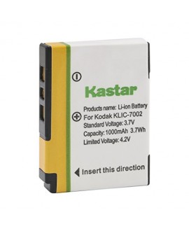 Kastar KLIC-7002 Battery (1-Pack) for Kodak EasyShare V530, EasyShare V530 Zoom, EasyShare V603, EasyShare V603 Zoom Cameras