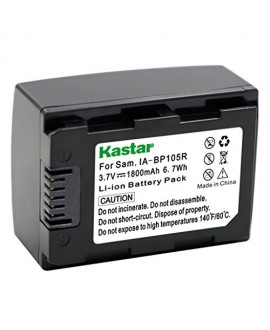 IA-BP105R Battery Pack for Samsung HMX-F80, HMX-F80BN, HMX-F80SN, HMX-F90, HMX-F90BN, HMX-F90WN, HMX-F800, HMX-F900, HMX-F900WN, SMX-F50, SMX-F50BN, SMX-F53, SMX-F54, SMX-F500, SMX-F501, SMX-F530, SMX-F70, SMX-F700, HMX-H300, HMX-H300BN, HMX-H303, HMX-H30