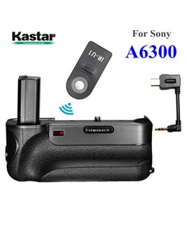 Kastar Infrared Remote Control Professional Vertical Battery Grip (Built-In 2.4G Wireless Control) for Sony ILCE-A6300 / A6300 Digital SLR Camera