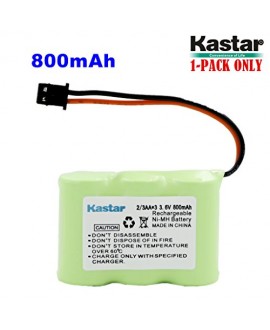 Kastar 1-P 2/3AA 3.6V 800mAh MSM Ni-MH Rechargeable Battery for Panasonic KX-TCM410 KX-A36 P-P301 Sony SPP-72/AQ25/AQ600 1-528-376-31 BP-T16/T185 Toshiba FF-675 FT-6203 TRB-5000 Uniden XC-315/330/600