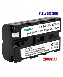 Kastar 1x Battery for Sony NP-F570 NP-F550 NP-F530 NP-F330 & CCD-RV100 RV200 CCD-SC5 CCD-SC9 CCD-TR1 CCD-TR215 CCD-TR940 CCD-TR917 Camcorder, CN-126 CN-160 CN-216 CN-304 YN 300 VL600 LED Video Light