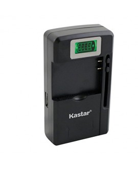 Kastar intelligent mini travel Charger(with high speed portable USB charge function) for Cell Phone PDA Camera Li-ion Battery/Digital cameras/Mp3 Mp4 players/Hand held gaming devices/PDAs Acer, Asus, Audiovox, BlackBerry, Casio, Dell, Garmin, Handspring, 