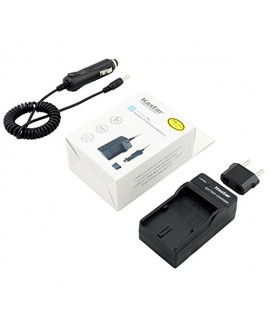 Kastar Travel Charger Kit for Pentax D-Li90 Battery work with Pentax K-01 K-3 K-5 K-5II K-5IIs K-7 645D 645Z Cameras