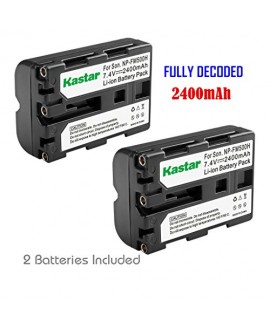 Kastar NP-FM500H Battery (2-Pack) for Sony DSLR-A100/A200/A300/A350/A450/A500/A550/A560/A580/A700/A850/A900 Alpha SLT A57 A58 A65 A65V A77 A77V A77 II A77M2 A99 A99V CLM-V55 Cameras
