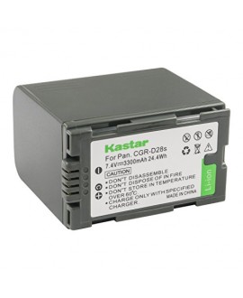 Kastar Battery 1 Pack for Panasonic CGR-D28 D28S CGR-D08 D08S CGR-D14 CGR-D16 D16S, CGR-D120 CGR-D210 CGR-D220 CGR-D320 & Panasonic AG Series, AJ-PCS060G, DZ-MX5000, NV Series, PV Series, VDR-M20