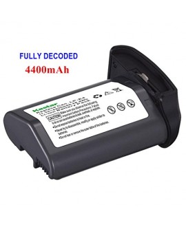[Full Coded] Kastar LP-E4 Battery (1-Pack) 11.1V 4400mAh 48.4Wh for Canon LP-E4 LPE4 Li-ion Battery work with Canon EOS-1D C, EOS-1D Mark III, EOS-1Ds Mark III, EOS-1D Mark IV Cameras