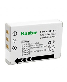 Kastar FNP95 Battery (1-Pack) for Fujifilm NP-95 & Finepix F30, Finepix F31FD, Finepix Real 3D W1, Finepix X30, Finepix X100, Finepix X100T, Finepix X100LE, Finepix X100S, Finepix X-S1 and Ricoh DB-90