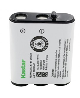 Kastar Cordless Phone Battery Replacement for Panasonic KX-TG2740 KX-TG2750 KX-TG2770 Cordless Phone and Panasonic P-P511 TYPE 24 P-P511A P-P511A/1B HHR-P511, TYPE 30 HHR-P402 -HHR-P402A N4HKGMA00001