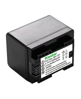 Kastar (FULLY DECODED) Battery (2-Pack) for Canon BP-727 and VIXIA HF M50, HF M52, HF M500, HF R30, HF R32, HF R40, HF R42, HF R50, HF R52, HF R60, HF R62, HF R300, HF R400, HF R500, HF R600 Cameras