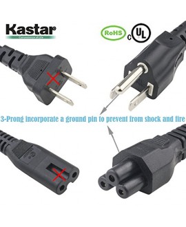 Kastar AC Adapter, Power Supply 15V 5A 75W for Toshiba Satellite 2400 2405 2500 2550 2590 2515