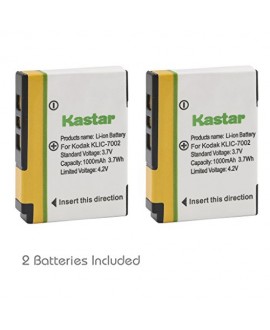 Kastar KLIC-7002 Battery (2-Pack) for Kodak EasyShare V530, EasyShare V530 Zoom, EasyShare V603, EasyShare V603 Zoom Cameras