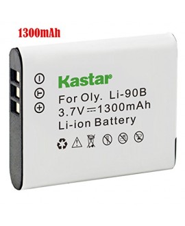 Kastar Battery (1-Pack) for Olympus LI-90B, LI-92B, UC-90 work with Olympus SH-1, SH-50 iHS, SH-60, SP-100, SP-100EE, Tough TG-1 iHS, Tough TG-2 iHS, Tough TG-3, XZ-2 iHS Cameras