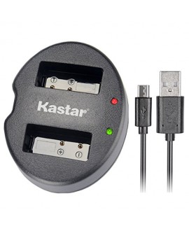 Kastar Dual USB Charger for Canon NB-6L NB6L and PowerShot SX710 HS SX530 HS SX520 HS SX510 HS SX500 IS SX700SX280 SX260 SX170 SD1300 SD1200 SD980 SD770 SD1300D30 D20 D10 IXUS 85 IXUS 95 IXUS 200