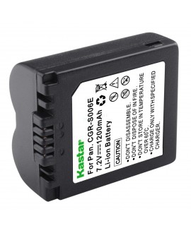 Kastar Camera Battery Replacement for Panasonic Lumix DMC-FZ7 DMC-FZ8 DMC-FZ28 DMC-FZ30 DMC-FZ35 DMC-FZ38 DMC-FZ50 and BP-DC5 J BP-DC5 U CGA-S006 CGA-S006A CGA-S006E CGR-S006 CGR-S006E DMW-BMA7