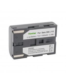 Kastar SB-L110 Battery for Samsung SC-D23 SC-D24 SC-D27 SC-D29 SC-D31 SC-D323 SC-D325 SC-D327 SC-D33 SC-D34 SC-D39 SC-D55 SC-D60 SC-D67 SC-D70 SC-D75 SC-D77 SC-D80 SC-D93 SC-D99 MiniDV Camcorder
