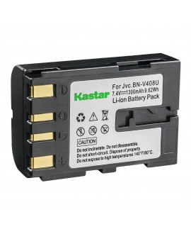 Kastar Battery Pack for JVC BN-V408, BN-V408U, BN-V416, BN-V416U Battery and JVC GR-D30, GR-D70, GR-D90, GR-DVL120U, GR- DVL720U, GR-DVL505U, GR-DVL520U, GR-DVL915U, GR-DVL920U MiniDV Camcorder