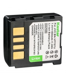 Kastar BN-VF707 Battery (1-Pack) for JVC GZ-DF240, GZ-DF270, GZ-DF470, GZ-MG27, GZ-MG37, GZ-MG39, GZ-MG40, GZ-MG47, GZ-MG50, GZ-MG57, GZ-MG67, GZ-MG70, GZ-MG77, GZ-MG500, GZ-MG505