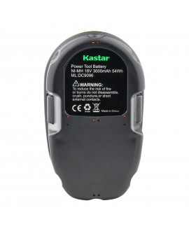 Kastar Battery 1X Ni-MH 18V 3000mAh for Dewalt DC9096 DE9039 DE9095 DE9096 DE9098 DW9095 DW9096 DW9098 DE9503 DC212 DC330 DC380 DC390 DC410 DC411 DC490 DC495 DC515 DC520 DC527 DC545 DC546 DC547 DC550