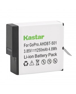 Kastar Battery (1-Pack) for GoPro HERO5, Hero 5 Black, Gopro5 and GoPro AHDBT-501, AHBBP-501 Sport Camera (Compatible with Firmware v01.57, v01.55 and Future Update)