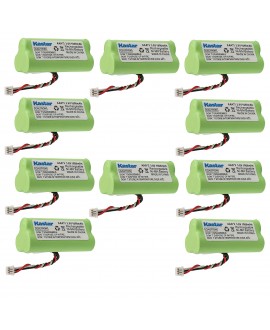 Kastar 10-PACK AAA 3.6V 1000mAh Ni-MH Rechargeable Battery Replacement for Zebra/Motorola Symbol 82-67705-01 Symbol LS-4278 LS4278-M BTRY-LS42RAAOE-01 DS-6878 Cordless Bluetooth Laser Barcode Scanner