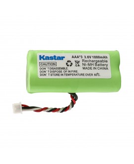 Kastar 6-PACK AAA 3.6V 1000mAh Ni-MH Rechargeable Battery Replacement for Zebra/Motorola Symbol 82-67705-01 Symbol LS-4278 LS4278-M BTRY-LS42RAAOE-01 DS-6878 Cordless Bluetooth Laser Barcode Scanner