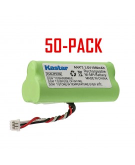 Kastar 50-PACK AAA 3.6V 1000mAh Ni-MH Rechargeable Battery Replacement for Zebra/Motorola Symbol 82-67705-01 Symbol LS-4278 LS4278-M BTRY-LS42RAAOE-01 DS-6878 Cordless Bluetooth Laser Barcode Scanner