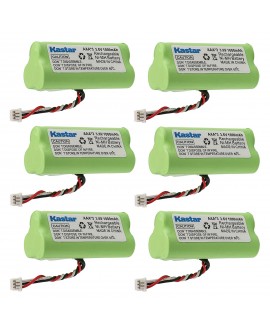 Kastar 6-PACK AAA 3.6V 1000mAh Ni-MH Rechargeable Battery Replacement for Motorola Symbol 82-67705-01 Symbol LS-4278 LS4278-M BTRY-LS42RAAOE-01 DS-6878 Cordless Bluetooth Laser Barcode Scanner