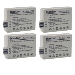 Kastar Replacement Battery For Canon LP-E5 & EOS Rebel Xsi Camera - 2100mAh Li-Ion