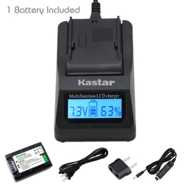 Kastar FV50 Battery&Charger for Sony HDR-CX160 HDR-CX190 HDR-CX200