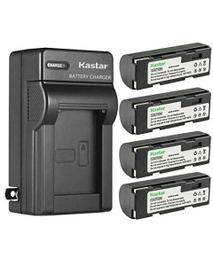 Kastar 4-Pack Battery and AC Wall Charger Replacement for Kodak KLIC-3000, Kodak DC4800 DC4800 Zoom, Leica Digilux Zoom, EPSO R-D1, R-D1s, R-D1xG Camera