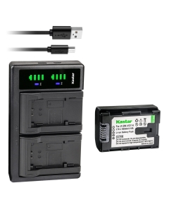 Kastar 1-Pack Battery and LTD2 USB Charger Replacement for JVC GZ-HM330BEU GZ-HM330SEU, Everio GZ-HM334 GZ-HM334BEU, Everio GZ-HM335 GZ-HM335BEU, Everio GZ-HM340, Everio GZ-HM350