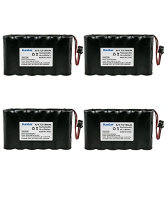 Kastar 4-Pack Battery Replacement for Panasonic P-P507 P-P507A P-P507A/BA1 Type 18 PQP50AA61 Battery, Panasonic 4-Line Cordless Handset with Hearing Aid Compatibility (HAC) for The KX-TG4000B System