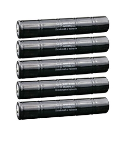 Kastar 5-Pack Ni-MH 4400mAh Battery Replacement for MagLit 40070131 40070149 40070249 405462100, MagLit 108-000-817 108-817 108-000-439 108-439, ESR4EE3060 ET2600D, N38AF008A N38AF001A Flashlight