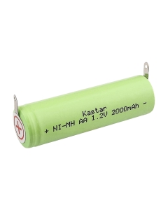 Kastar Rechargeable Shaver Battery Pack AA 1.2V 2000mAh Fits Braun, Norelco, Remington Shaver Models and Others (deatil Compatible Models Please Search The Below Description)