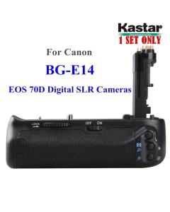 Kastar Pro Multi-Power Vertical Battery Grip (Replacement for BG-E14) for EOS 70D Digital SLR Cameras