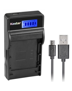 Kastar Slim LCD Charger for Fujifilm NP-50 BC-50 BC-45W and Fuji FinePix F200EXR F75EXR F70EXR F100fd F60fd F50fd XF1 XP100 XP150 XP170 X20 F605EXR F660EXR F775EXR F900EXR Digital Cameras