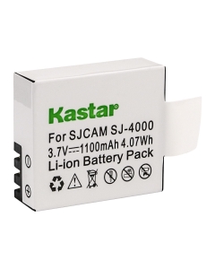 Kastar High Capacity Battery for Eken PG1050 SJCAM SJ4000B & Evolveo Sportcam W7 Evolveo Sportcam W8 QUMOX SJ4000 QUMOX SJ4000 WiFi QUMOX SJ5000 QUMOX SJ5000 WiFi QUMOX SJ6000 SJCAM M10