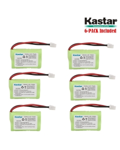 Kastar 6-Pack 4.8V 170mAh Ni-MH Rechargeable Battery for SportDog FR200, SD-400, SD-800, PetSafe Yard & Park Remote Dog Trainer, PDT00-12470 RFA-417 PAC00-12159 FR-200P Collar Receiver Plus Coaster