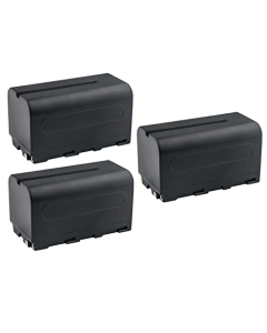 Kastar NP-F750 / NP-F770 Battery 3-Pack Replacement for Neewer RGB176 CRI95+ Video Light, RGB190 CRI97+ APP Control LED Video Light, RGB450 LED Video Light, RGB480 Led Light, RGB530 Led Video Light
