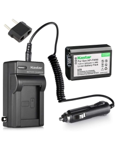 Kastar Battery(1-Pack) and Charger for Sony NP-FW50, BC-VW1, BC-TRW and Alpha 7, a7, a7R, a3000, a5000, a6000, NEX-3, NEX-5, NEX-6, NEX-7, NEX-C3, NEX-F3, SLT-A33, SLT-A35, SLT-A37, SLT-A55V, DSC-RX10