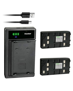 Kastar 2-Pack Battery and Smart USB Charger Compatible with Pentax CST-225N PCS-215 PCS-225 PCS-300 PCS-305 PCS-315 PCS-325 PCS-335 PCS-500 PCS-515 PCS-600 PCS-602 PCS-605 R-425NM R-500 R-800