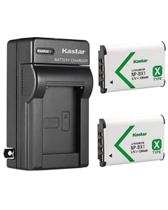 Kastar 2-Pack NP-BX1 Battery and AC Wall Charger Replacement for Sound Devices A20-Mini, Sound Devices A20-BatteryDoubler