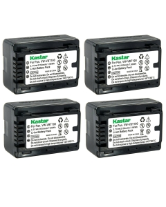 Kastar 4-Pack Battery VW-VBT190 Replacement for Panasonic HC-V160, HC-V160K, HC-V160GK, HC-V180, HC-V180K, HC-V180GK, HC-V201, HC-V201K, HC-V210, HC-V210M, HC-V210GK, HC-V210MGK, HC-V230M Camera