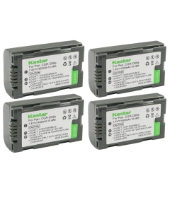 Kastar 4-Pack CGR-D08 Battery Replacement for Panasonic CGR-D120, CGR-D120A/1B, CGR-D120E/1B, CGA-D16, CGA-D16A/1B, CGA-D16R, CGA-D16S, CGA-D16SE/1B, CGA-D220, CGA-D220A/1B, CGA-D220E/1B Battery